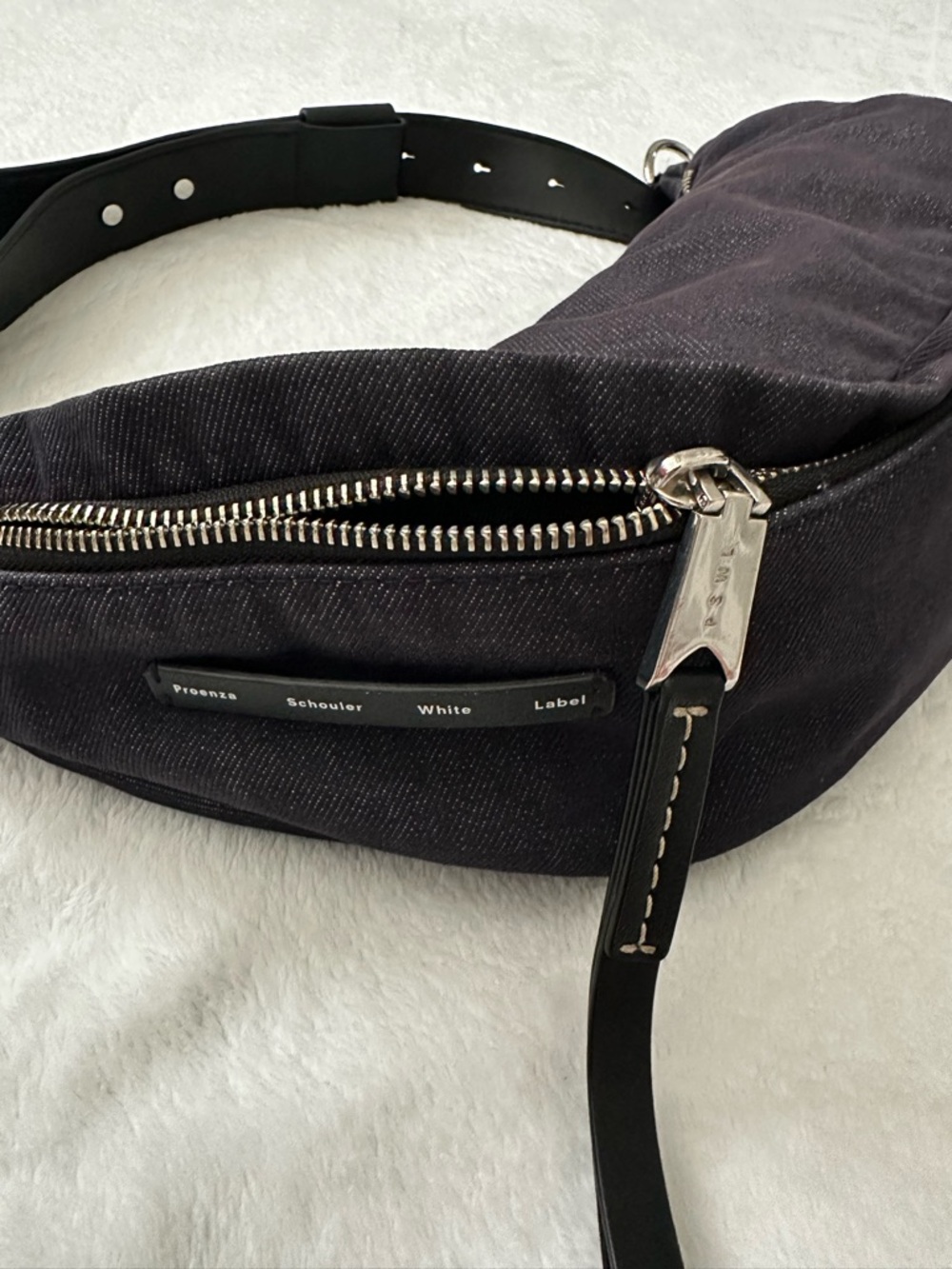Proenza Schouler White Label Denim Stanton Sling Bag - Picture 8 of 16
